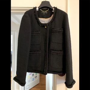 J Crew cropped boucle jacket